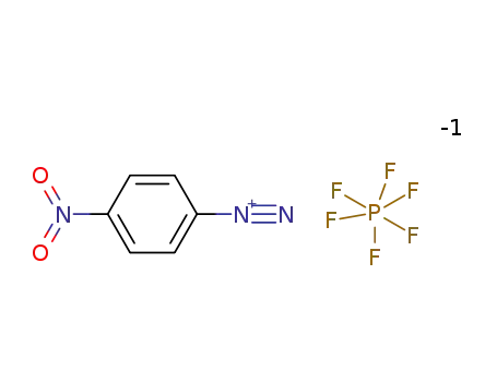 Molecular Structure of 1514-52-9 (4-NITROBENZENEDIAZONIUM HEXAFLUOROPHOSPHATE)