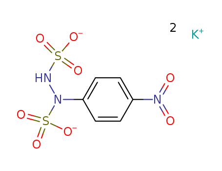 Dipotassium 1-(4-nitrophenyl)-1,2-hydrazodisulphonate