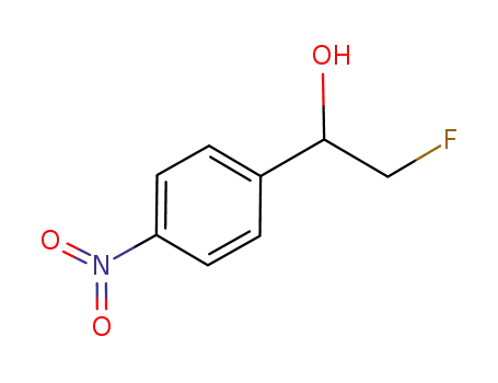 Molecular Structure of 40733-89-9 (Benzenemethanol, alpha-(fluoromethyl)-4-nitro- (9CI))