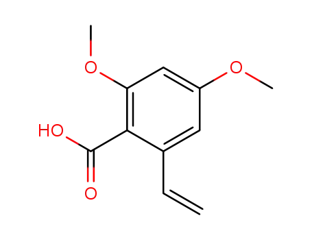 Molecular Structure of 1204755-29-2 (4,6-dimethoxy-2-vinyl-benzoic acid)