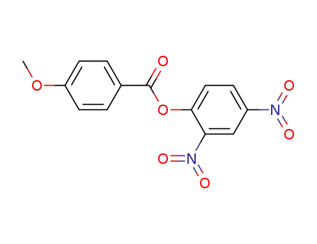 Molecular Structure of 24642-86-2 (Benzoic acid, 4-methoxy-, 2,4-dinitrophenyl ester)