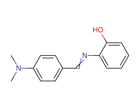Molecular Structure of 3230-43-1 (2-[(4-DIMETHYLAMINO-BENZYLIDENE)-AMINO]-PHENOL)
