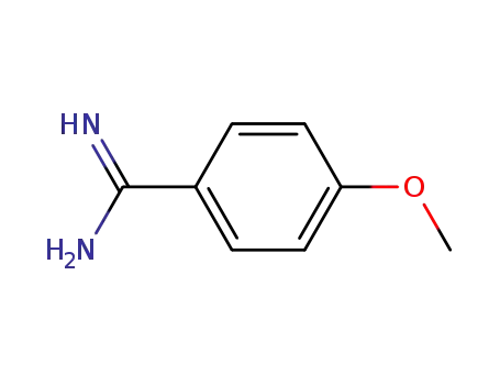 Molecular Structure of 22265-37-8 (4-METHOXYBENZAMIDINE  FOR FLUORESCENCE)