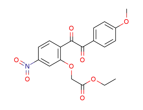 ethyl 2-(2-(2-(4-methoxyphenyl)-2-oxoacetyl)-5-nitrophenoxy)acetate