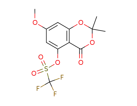 TrifluoroMethanesulfonic Acid 7-Methoxy-2,2-diMethyl-4-oxo-4H-1,3-benzodioxin-5-yl Ester