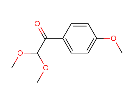 Molecular Structure of 6956-45-2 (2,2-dimethoxy-1-(4-methoxyphenyl)ethanone)