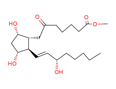Molecular Structure of 63557-55-1 (6-keto-PGF<sub>1α</sub> methyl ester)