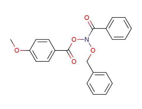 Benzamide, N-((4-methoxybenzoyl)oxy)-N-(phenylmethoxy)-