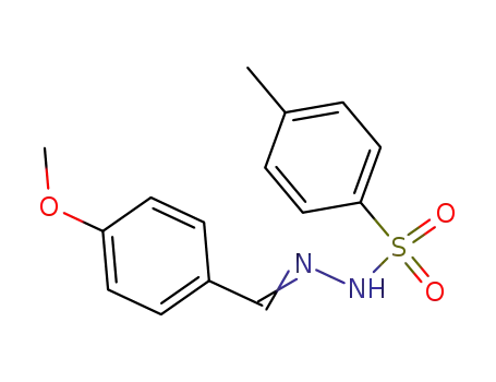 Molecular Structure of 19350-72-2 (N-[(4-methoxyphenyl)methylideneamino]-4-methyl-benzenesulfonamide)