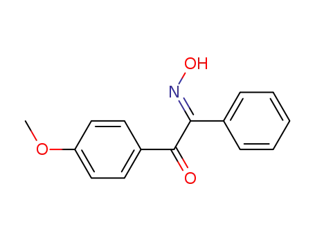 Molecular Structure of 33420-68-7 (Ethanedione, (4-methoxyphenyl)phenyl-, 2-oxime)