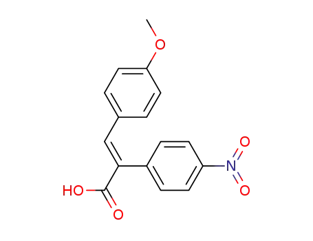 (E)-3-(4-methoxyphenyl)-2-(4-nitrophenyl)propenoic acid