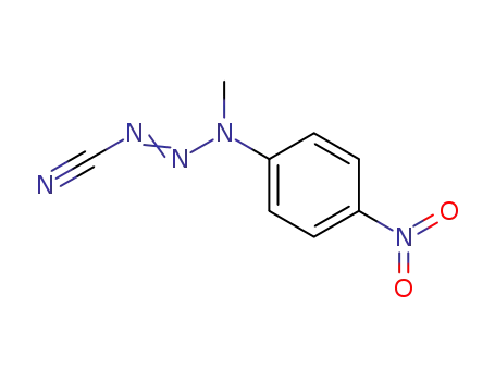 Molecular Structure of 84984-22-5 (1-(p-nitrophenyl)-3-cyano-1-methyltriazene)