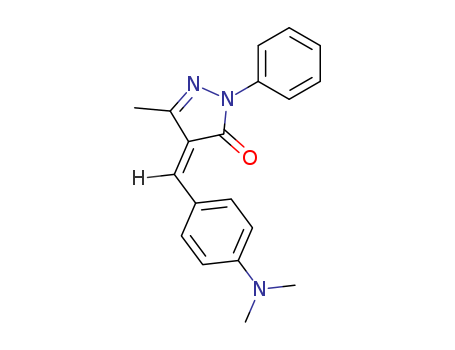 3H-Pyrazol-3-one,4-[[4-(dimethylamino)phenyl]methylene]-2,4-dihydro-5-methyl-2-phenyl-