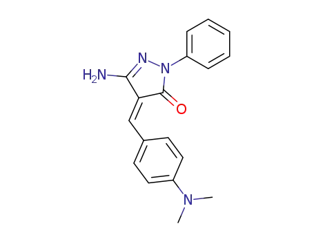 3-Amino-4-(p-N,N-dimethylamino)phenylmethyliden-2-pyrazolin-5-on