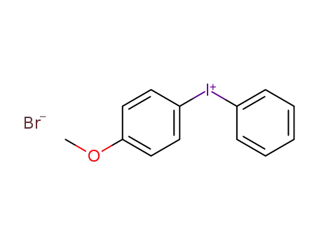 Molecular Structure of 2665-61-4 (Iodonium, (4-methoxyphenyl)phenyl-, bromide)