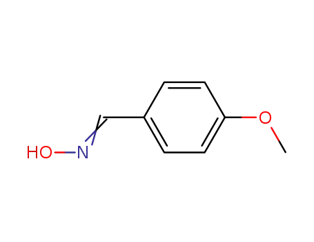 Molecular Structure of 3717-21-3 ((NZ)-N-[(4-methoxyphenyl)methylidene]hydroxylamine)