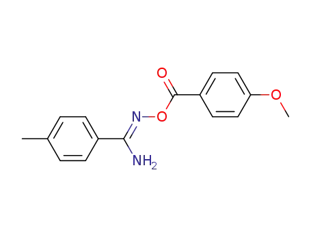 Benzenecarboximidamide, N-[(4-methoxybenzoyl)oxy]-4-methyl-