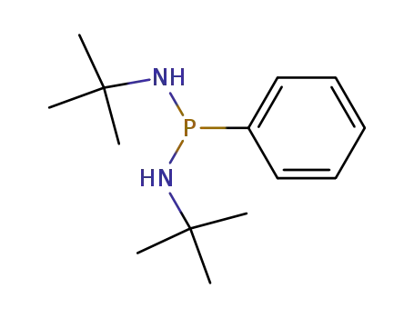 Molecular Structure of 15916-96-8 (Di(tert-butylamino)phenylphosphine)