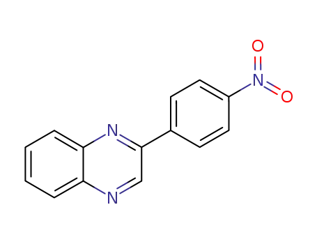 Molecular Structure of 5541-64-0 (2-(4-nitrophenyl)quinoxaline)