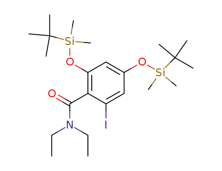 N,N-diethyl-4,6-bis<(tert-butyldimethylsilyl)oxy>-2-iodobenzamide