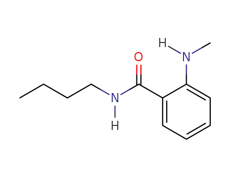 Molecular Structure of 53693-72-4 (N-Butyl-2-(methylamino)benzamide)