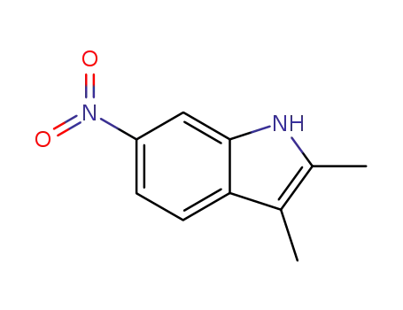 Molecular Structure of 13801-00-8 (2,3-Dimethyl-6-nitro-1H-indole)