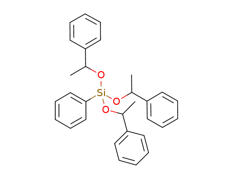 (PhCH(Me)O)<SUB>3</SUB>SiPh