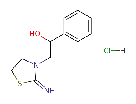 2-imino-3-(2'-hydroxy-2'-phenylethyl)thiazolidine hydrochloride