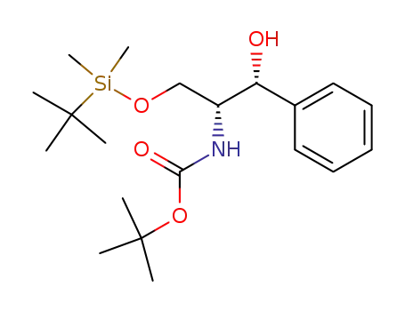 [(1R,2R)-1-(tert-Butyl-dimethyl-silanyloxymethyl)-2-hydroxy-2-phenyl-ethyl]-carbamic acid tert-butyl ester