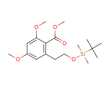 methyl 2-(2-[1-(tert-butyl)-1,1-dimethylsilyl]oxyethyl)-4,6-dimethoxybenzoate