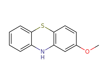 Molecular Structure of 1771-18-2 (2-Methoxyphenothiazine)