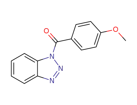Molecular Structure of 4231-69-0 (1-(4-methoxybenzoyl)-1H-1,2,3-benzotriazole)