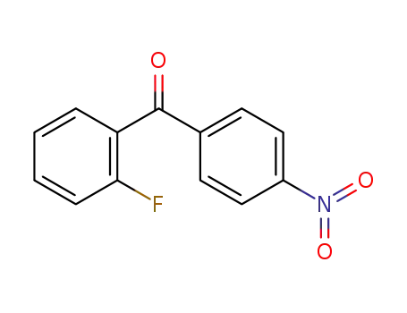 Molecular Structure of 77778-85-9 (2-FLUORO-4'-NITROBENZOPHENONE)