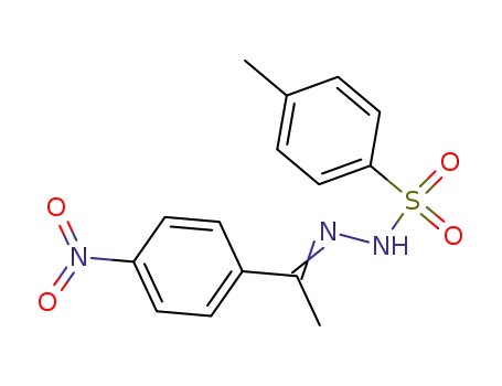 Molecular Structure of 41780-82-9 (4-methyl-N'-(1-(4-nitrophenyl)ethylidene)benzenesulfonohydrazide)