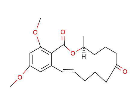Molecular Structure of 10497-40-2 (2,4-O-Dimethylzearalenone)