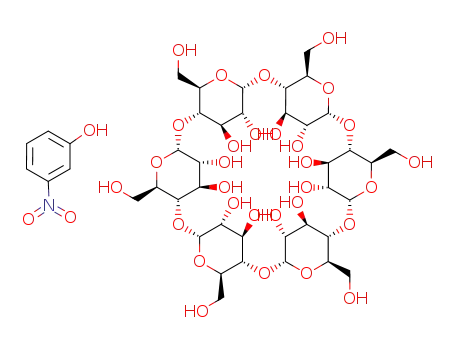 Molecular Structure of 70900-82-2 (C<sub>36</sub>H<sub>60</sub>O<sub>30</sub>*C<sub>6</sub>H<sub>5</sub>NO<sub>3</sub>)