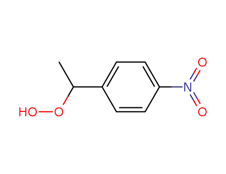 Molecular Structure of 98487-93-5 (α-methyl-p-nitrobenzyl hydroperoxide)