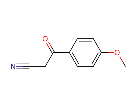 Molecular Structure of 3672-47-7 (4-Methoxybenzoylacetonitrile)