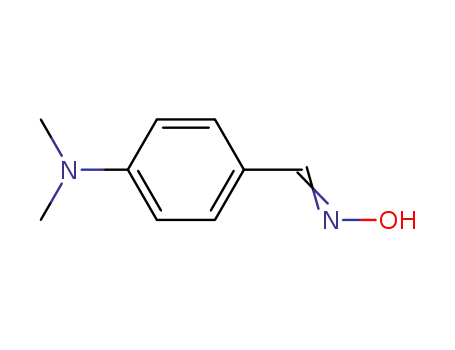 Molecular Structure of 2929-84-2 ((4-((HYDROXYIMINO)METHYL)PHENYL)DIMETHYLAMINE)