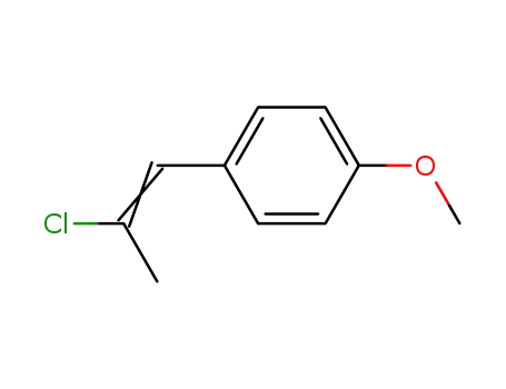 Molecular Structure of 112534-59-5 (Benzene, 1-(2-chloro-1-propenyl)-4-methoxy-)
