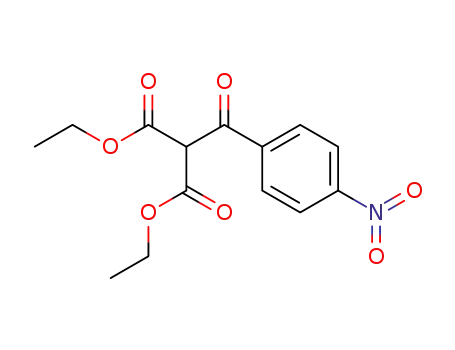 Molecular Structure of 3517-25-7 (Propanedioic acid, (4-nitrobenzoyl)-, diethyl ester)