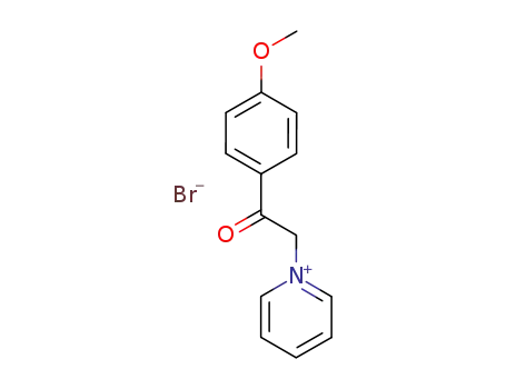 Molecular Structure of 25407-31-2 (Pyridinium, 1-[2-(4-methoxyphenyl)-2-oxoethyl]-, bromide)