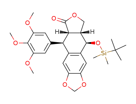 (+)-4-O-(tert-butyldimethylsilyl)picropodophyllin