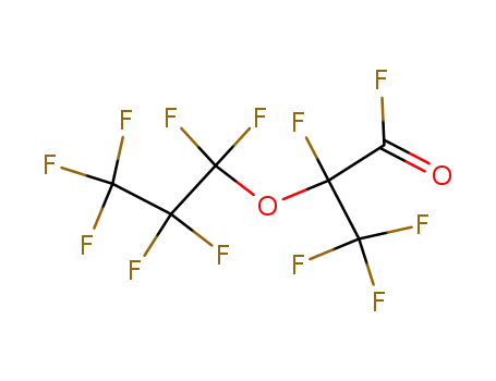 Molecular Structure of 2062-98-8 (2-(HEPTAFLUOROPROPOXY)TETRAFLUOROPROPIONYL FLUORIDE)