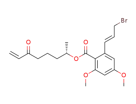 (2S)-6-Oxooct-7-en-2-yl 2,4-dimethoxy-6-<3-bromoprop-1-(E)-enyl>benzoate