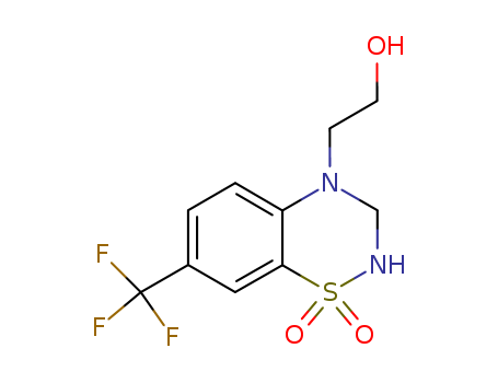 2,3-dihydro-7-(trifluoromethyl)-4H-1,2,4-benzothiadiazine-4-ethanol 1,1-dioxide