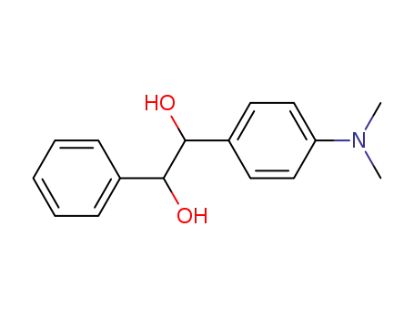 Molecular Structure of 120144-59-4 (1-[4-(dimethylamino)phenyl]-2-phenyl-1,2-ethanediol)
