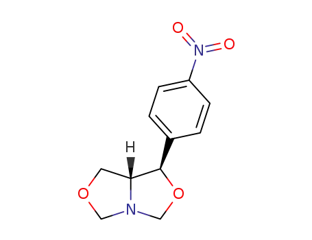 (-)-(4R,5R)-1-(4'-nitrophenyl)-1-aza-3,7-dioxabicyclo<3.3.0>octane