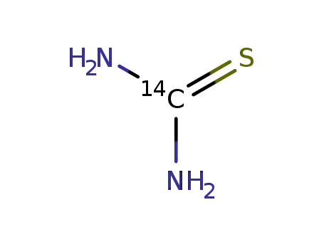 Molecular Structure of 5022-68-4 (THIOUREA-14C)