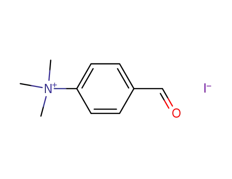 Molecular Structure of 7541-76-6 (4-Formyl-N,N,N-trimethylbenzenaminium·iodide)